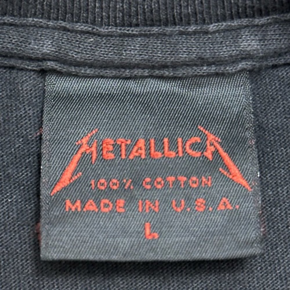 Vintage 1991 Metallica Enter Sandman Never Land Tour Shirt Brockum Large RARE!🔥 - Picture 4 of 11